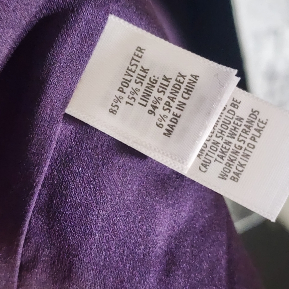 St. John Metallic Floral Jacquard Coat - Picture 5 of 6